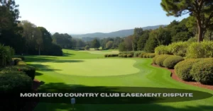 montecito country club easement dispute